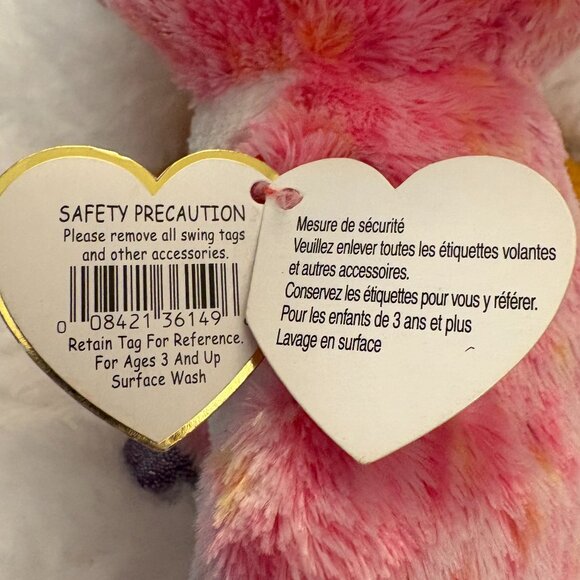 Kacey TY Beanie Boos Pink Koala 2015 Plush Stuffie (SKU: 249TO) - Picture 7 of 10